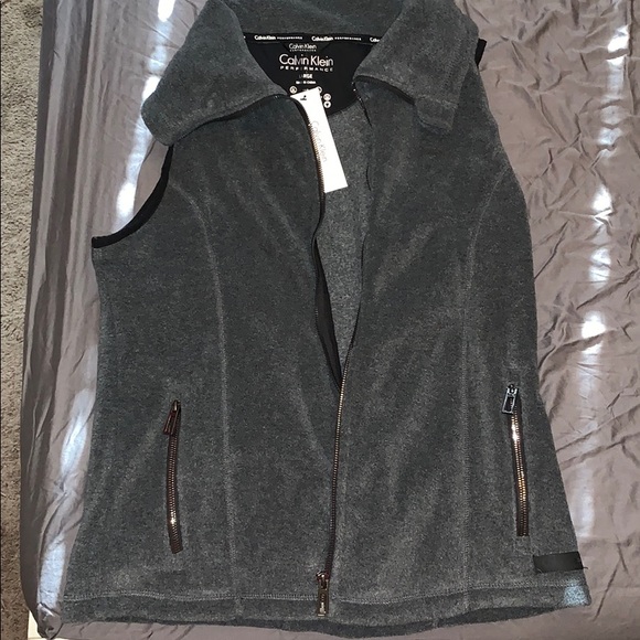 calvin klein fleece vest